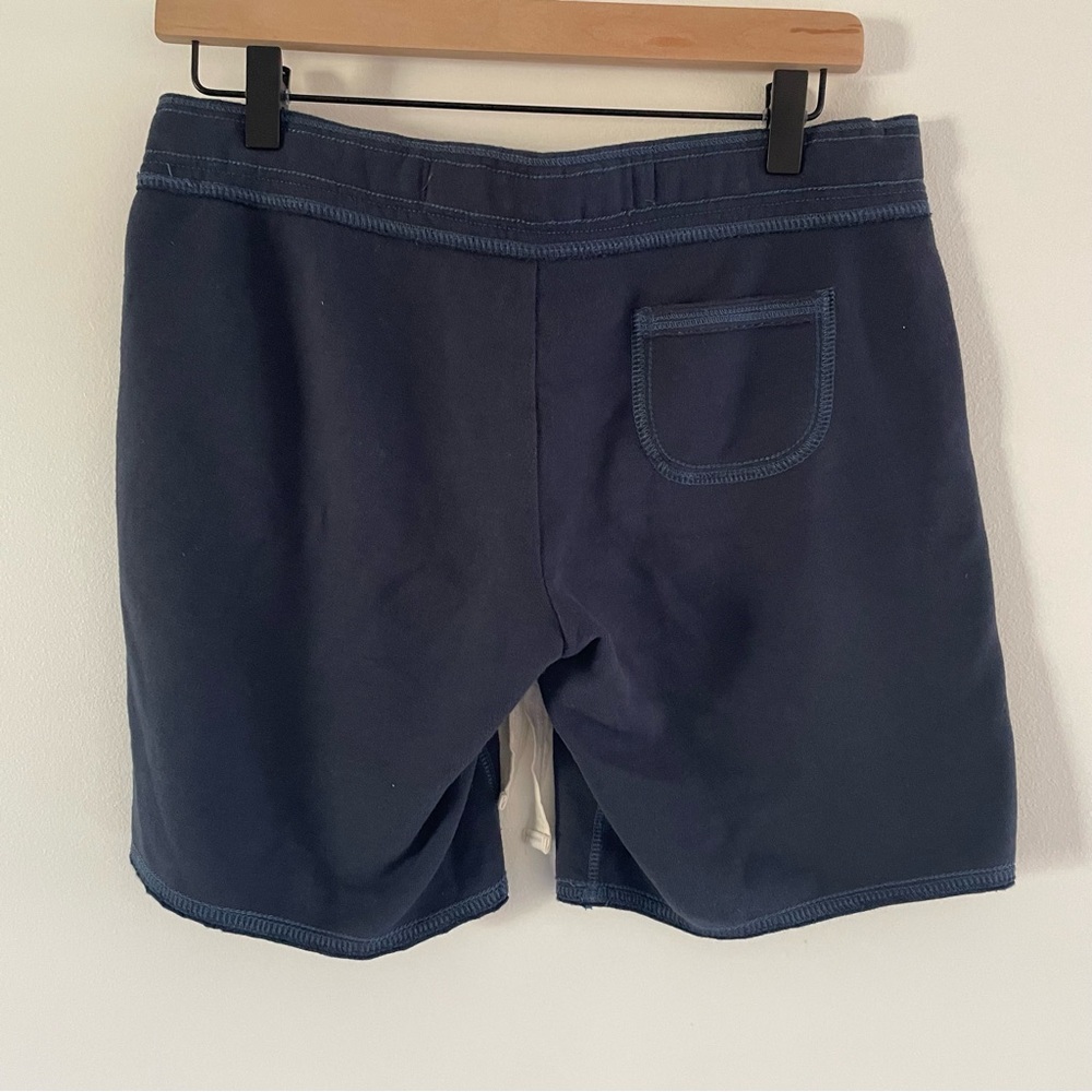 Hollister California Y2K Terry Fleece Shorts Dark Blue Medium - Picture 2 of 8